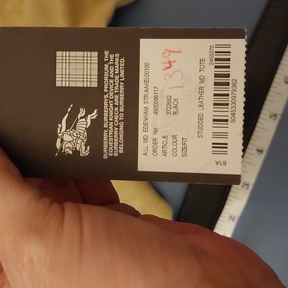 Burberry Studded Leather MD Tote - Picture 13 of 13